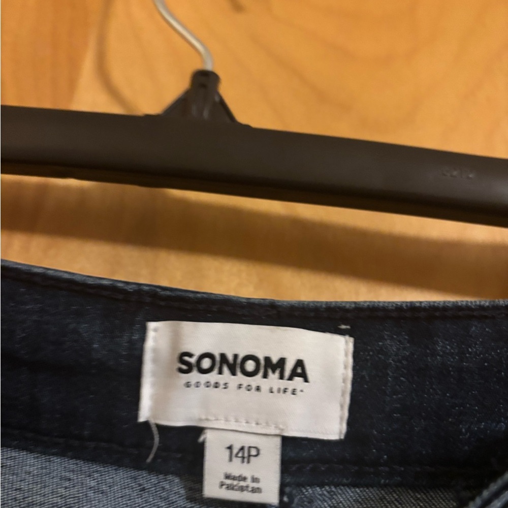 Sonoma Blue High Rise Skinny Jeans Classic Design Size 14P EUC - Picture 6 of 8